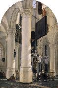 HOUCKGEEST, Gerard tomb of Willem I in the Nieuwe Kerk in Delft Spain oil painting artist